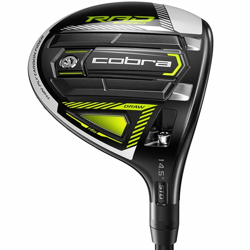 Cobra KING RADSPEED Draw Fairway Wood - Black/Yellow - Image 2