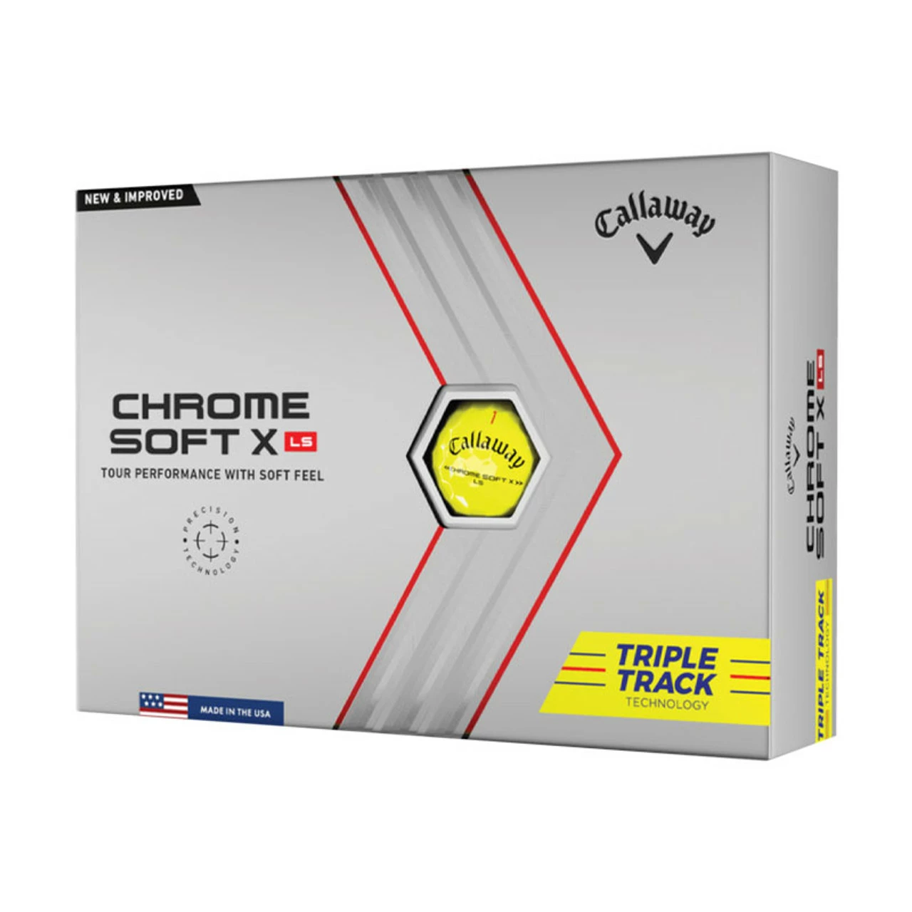 Callaway 2022 Chrome Soft X LS Triple Track Golf Balls - Image 3
