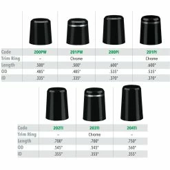 Chamfered Ferrules - .335"/.355"/.370"