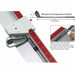 Golf Mechanix 3 In 1 Bench Mount Ruler-GM1025