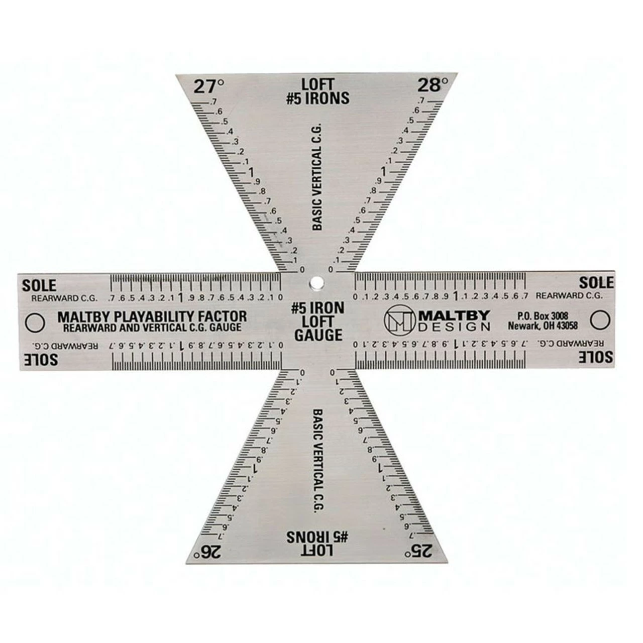 Maltby Design - #5 Iron Loft And CG Gauge-ILCG