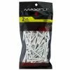 Maxfli 2.75" White Tees-MX172