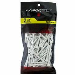 Maxfli 2.75" White Tees-MX172