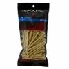 Maxfli 3.25'' Natural Tees 100-Pack-MX176