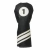 Maxfli Vintage Driver Cover - Black/Wht