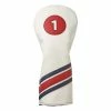 Maxfli Vintage Driver Cover - Red/White/Blue